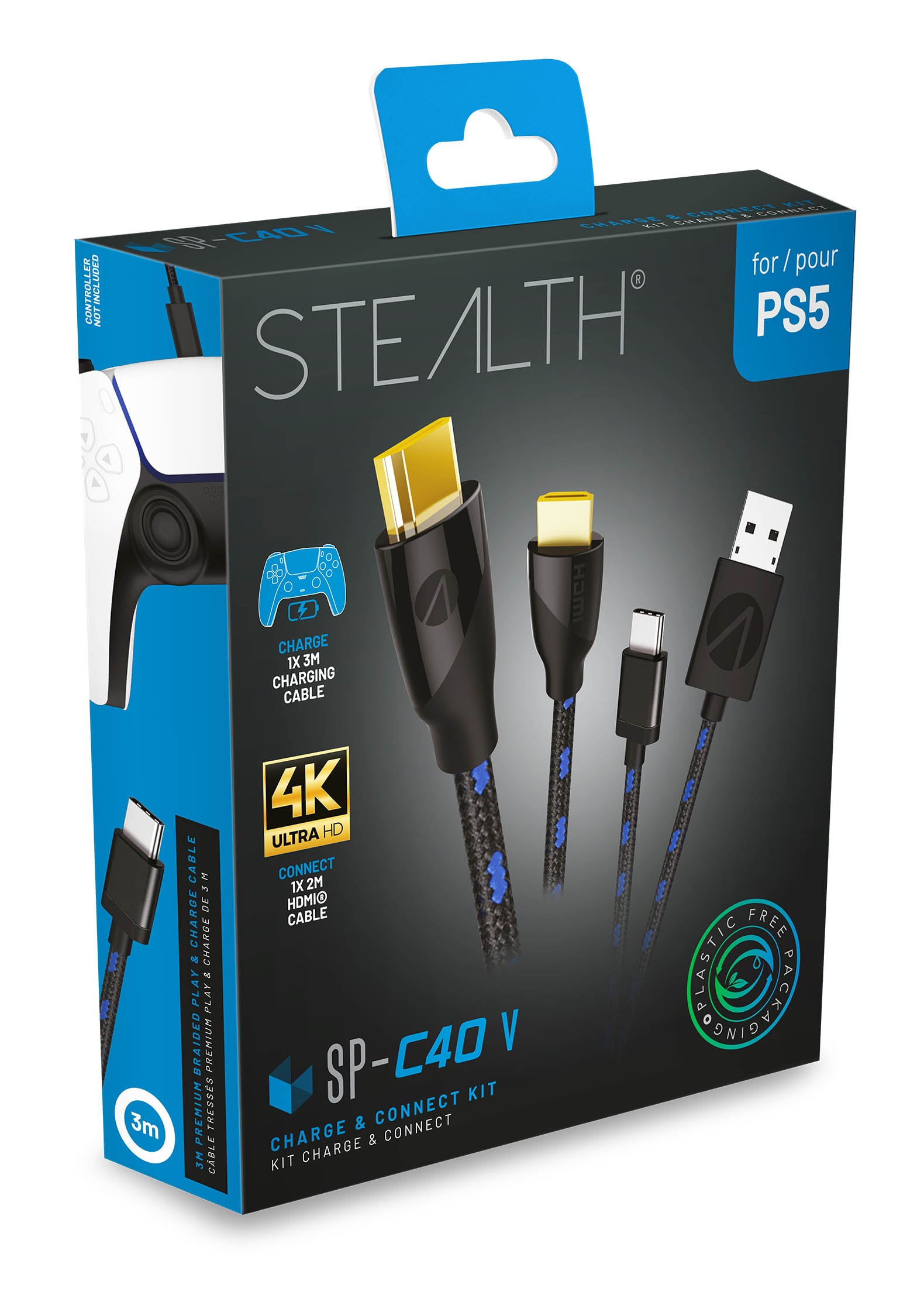 STEALTH SP-C40V Core Connect & Charge Kit - Console Accessories by ABP Technology The Chelsea Gamer