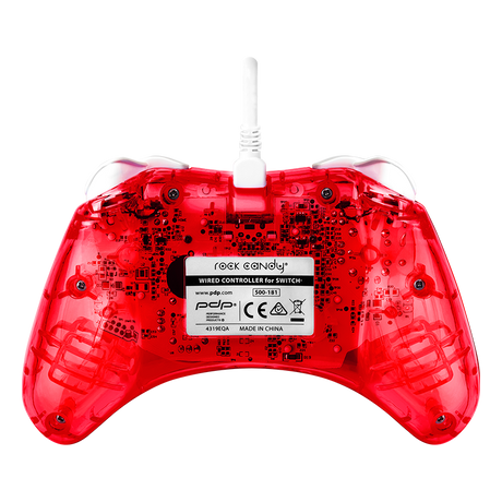 PDP Rock Candy Wired Controller - Stormin Cherry - Console Accessories by PDP The Chelsea Gamer