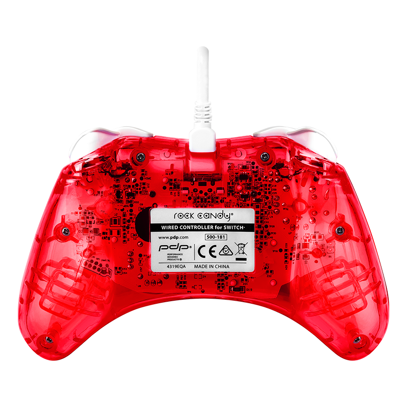 PDP Rock Candy Wired Controller - Stormin Cherry - Console Accessories by PDP The Chelsea Gamer