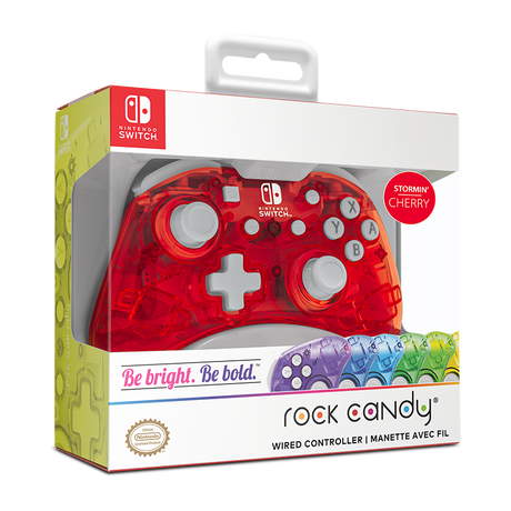 PDP Rock Candy Wired Controller - Stormin Cherry - Console Accessories by PDP The Chelsea Gamer