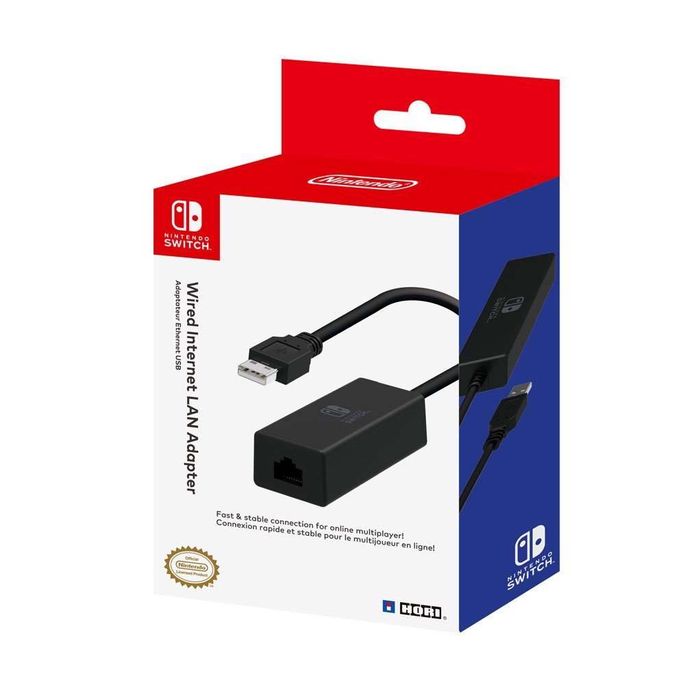 Nintendo Switch LAN Adapter - HORI - Console Accessories by HORI The Chelsea Gamer