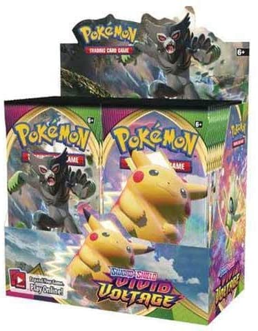 Pokemon - Sword & Shield - Vivid Voltage Trading Cards (6 Pack) - merchandise by Pokémon The Chelsea Gamer
