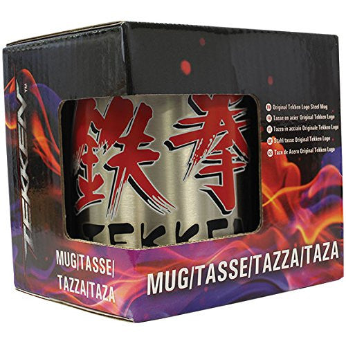 Official Classic Tekken Steel Mug - merchandise by Rubber Road The Chelsea Gamer