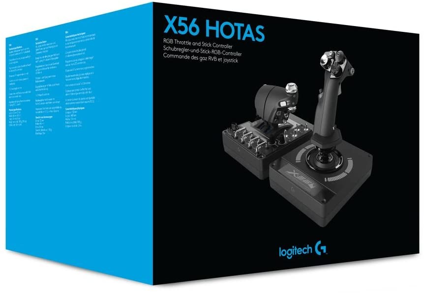 Logitech H.O.T.A.S. X56 Gaming Throttle, Gaming Joystick - PC - Console Accessories by Logitech The Chelsea Gamer
