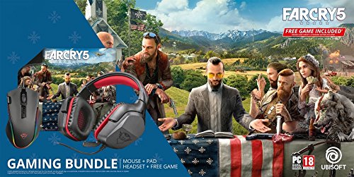 Far Cry Gaming Bundle Labon/Creon - Mouse / Surface / Headset / Far Cry 5 - Video Games by Trust The Chelsea Gamer