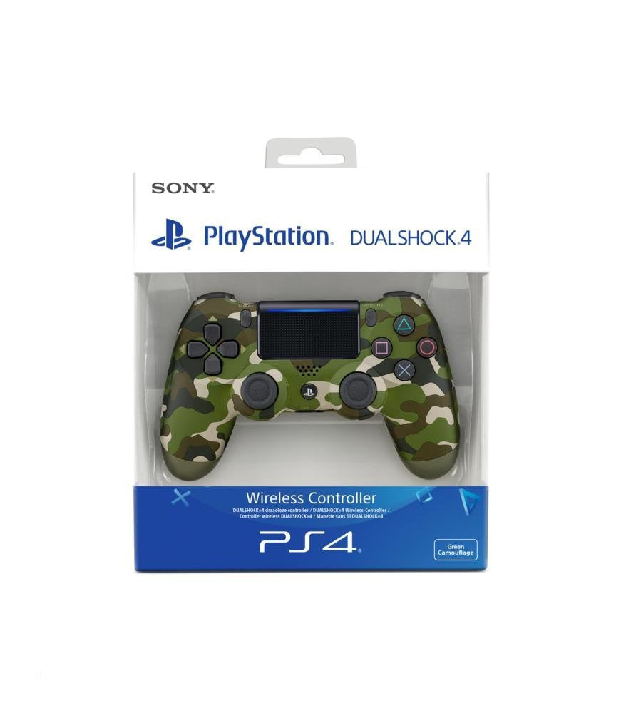 Sony PlayStation DualShock 4 - Green Cammo (PS4) V3 - Console Accessories by Sony The Chelsea Gamer