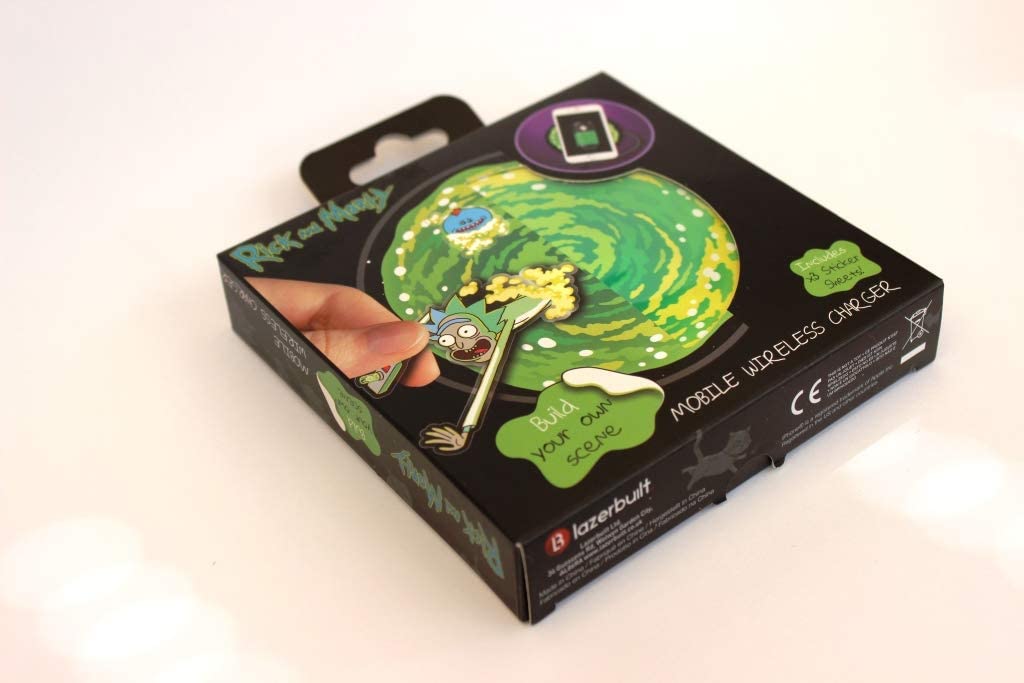 Rick & Morty - 10watt Fast Wireless charger - merchandise by Lazerbuilt Ltd The Chelsea Gamer