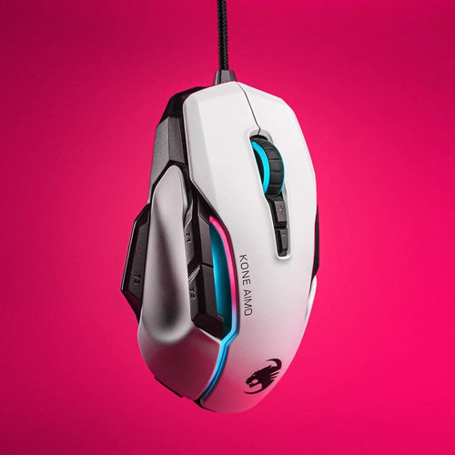 Roccat - Kone AIMO Remastered - White - Mice by Roccat The Chelsea Gamer