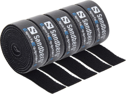 Sandberg Cable Velcro Strap - 5-pack - Care by The Chelsea Gamer The Chelsea Gamer