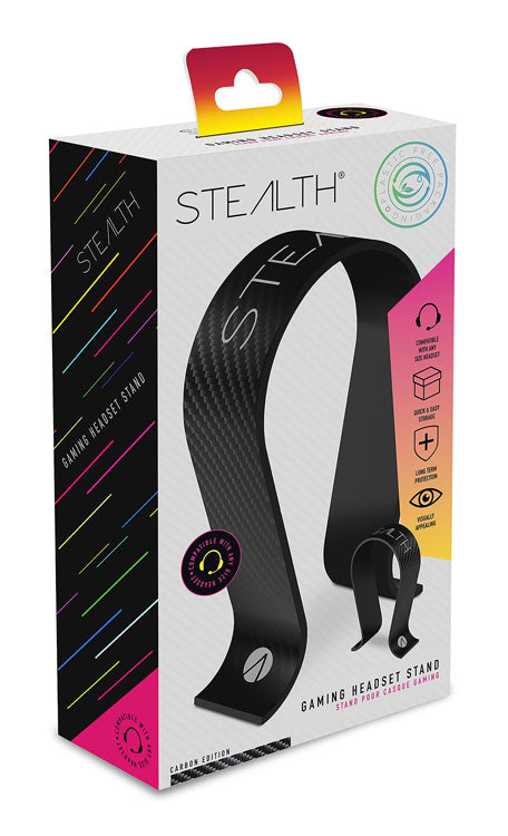 STEALTH Gaming Headset Stand - Carbon Effect - Console Accessories by ABP Technology The Chelsea Gamer