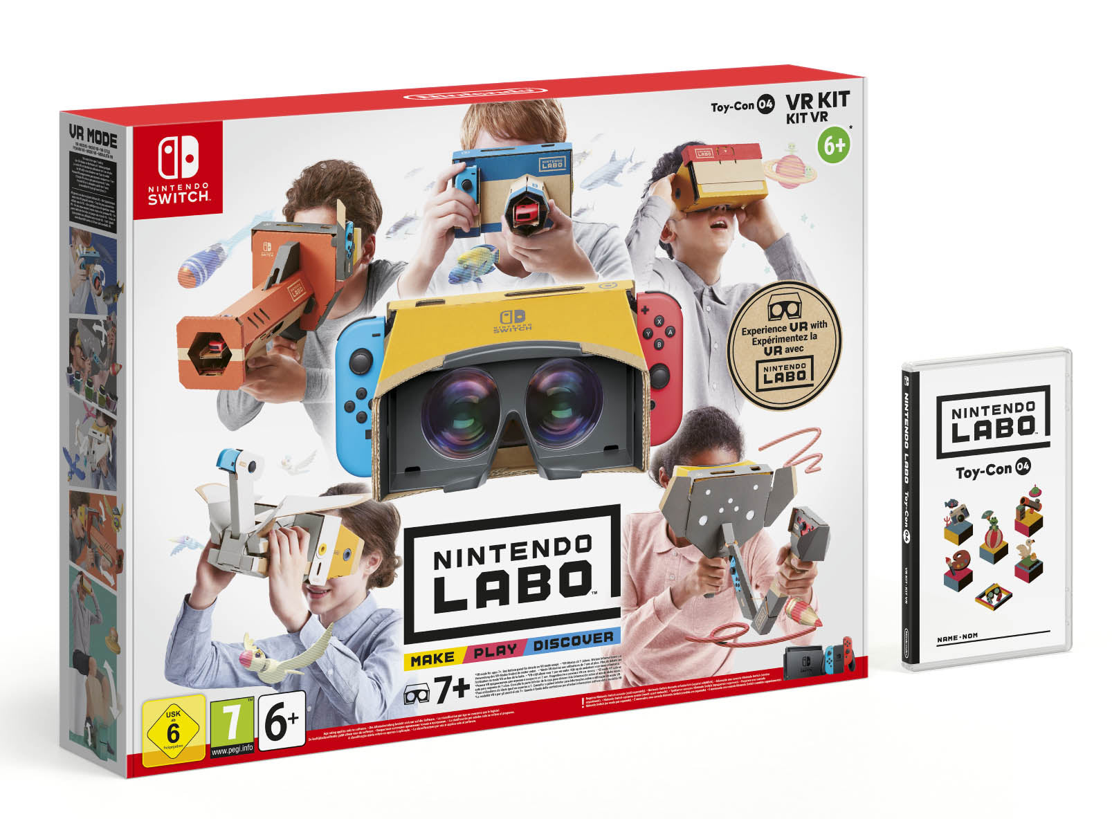 Nintendo Labo Toy Con 04 VR Kit Little Edition Camera & Elephant Switch  Japan