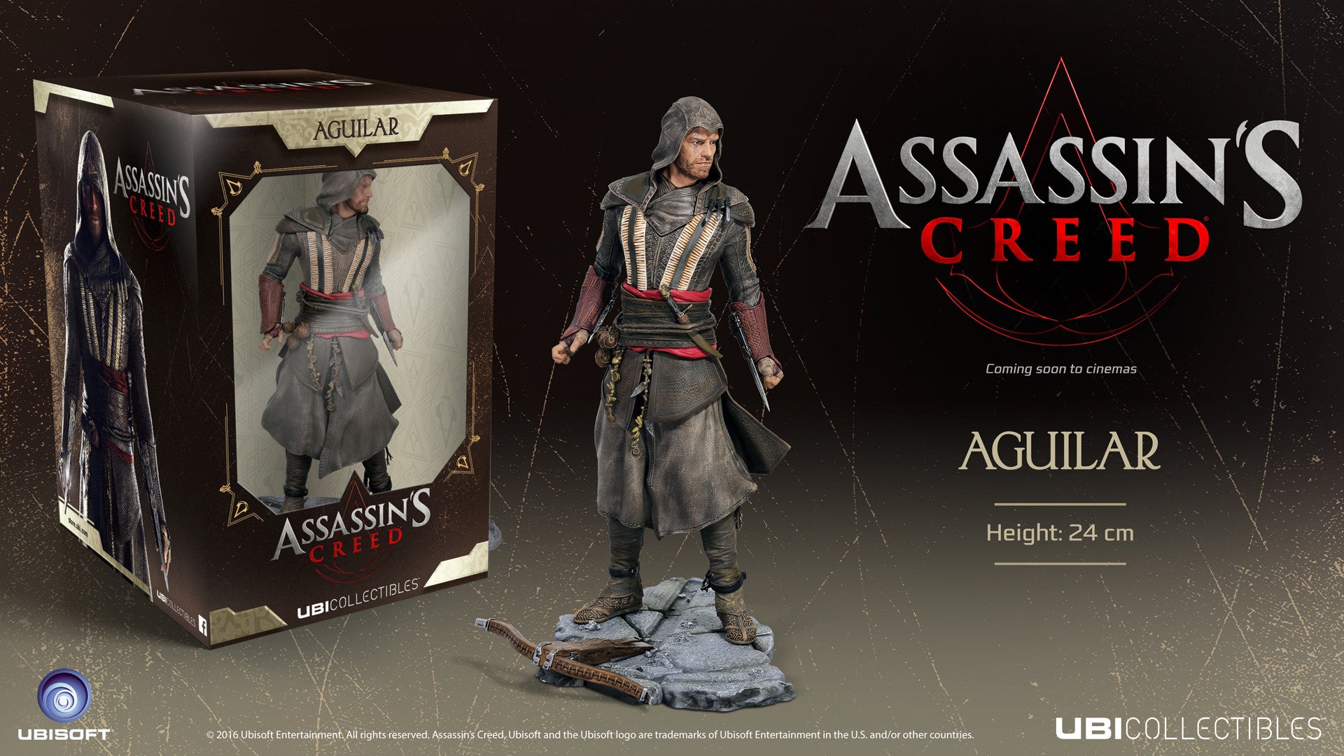 Assassin's Creed Movie Aguilar Figurine 24cm - merchandise by UBI Soft The Chelsea Gamer