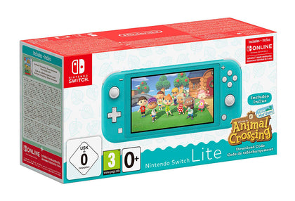 Nintendo Switch Lite Turquoise + Animal Crossing: New Horizons - Console pack by Nintendo The Chelsea Gamer