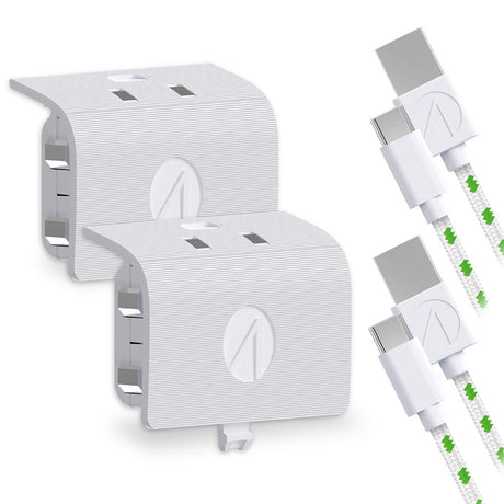 STEALTH SX-C5X Twin Play & Charge Battery Packs - White - Console Accessories by ABP Technology The Chelsea Gamer