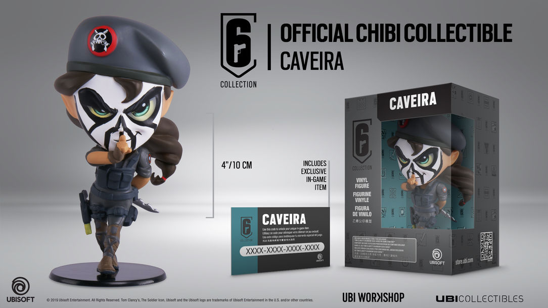 Six Collection Caveira Chibi Series 3 Figurine - merchandise by UBI Soft The Chelsea Gamer