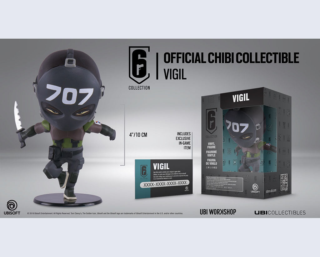 Six Collection Vigil Series 3 Chibi Figurine - merchandise by UBI Soft The Chelsea Gamer