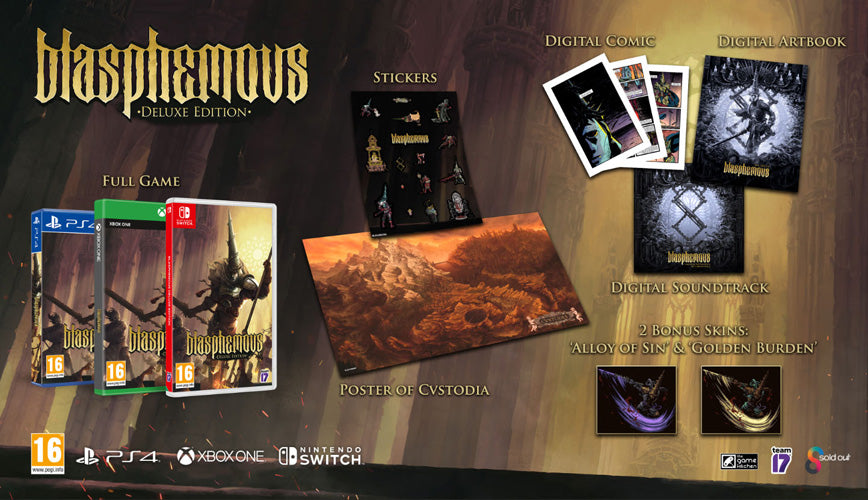Blasphemous Deluxe Edition - Nintendo Switch - Video Games by Sold Out The Chelsea Gamer