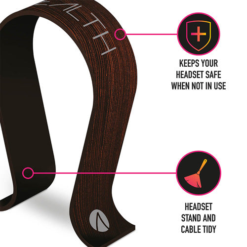 STEALTH Gaming Headset Stand - Wood Effect - Console Accessories by ABP Technology The Chelsea Gamer
