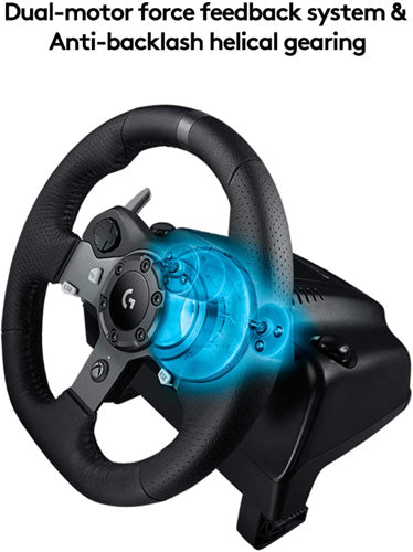 Logitech G920 Driving Force Racing Wheel - PC & Xbox - Console Accessories by Logitech The Chelsea Gamer