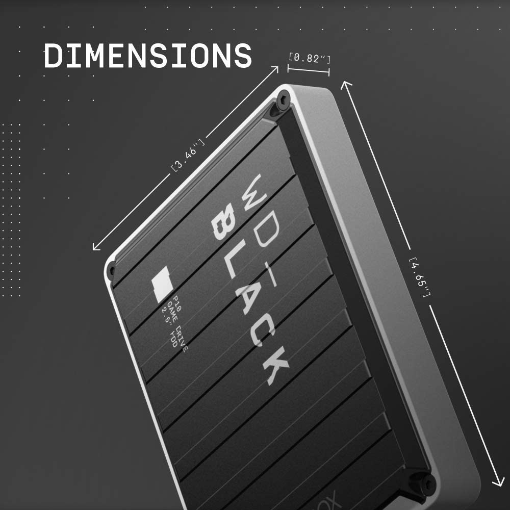 WD_BLACK™ P10 Game Drive for Xbox™ - Console Accessories by Western Digital The Chelsea Gamer