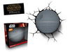Star Wars Death Star 3D Deco Light, 3DlightFX Plastic - merchandise by 3D Light FX The Chelsea Gamer