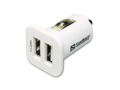 Sandberg 2X 1/2.1 A USB Mini Car Charger - Cables by Sandberg The Chelsea Gamer
