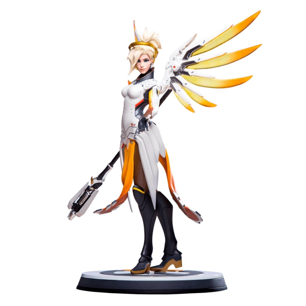 Official Blizzard Overwatch Mercy Premium Statue - merchandise by Games Alliance The Chelsea Gamer