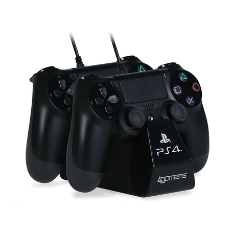 Officially Licensed Dual Controller Stand with Twin USB Charging Cables - A4T - Console Accessories by A4T The Chelsea Gamer