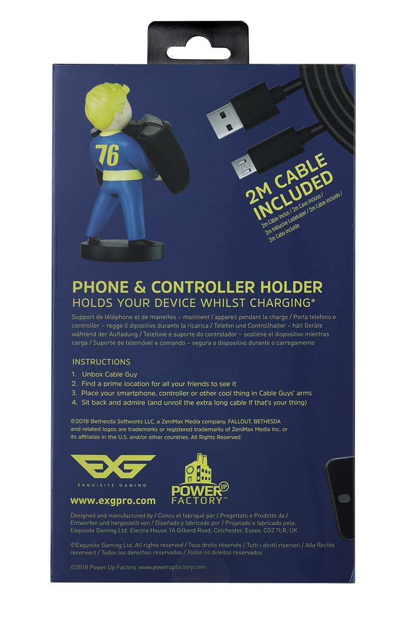 Fallout 76 Vault Boy - Cable Guy - Console Accessories by Exquisite Gaming The Chelsea Gamer
