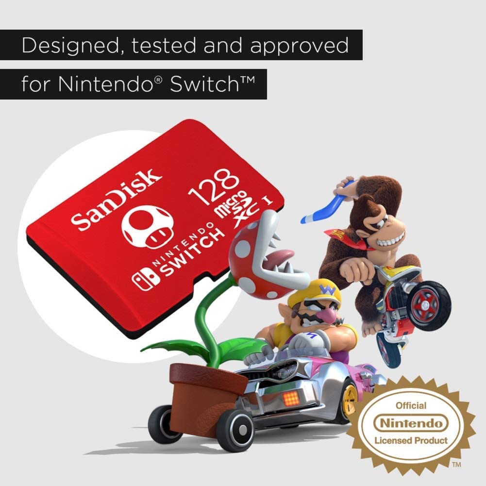 Sandisk 128GB MicroSDXC Memory Card for Nintendo Switch - Console Accessories by Sandisk The Chelsea Gamer