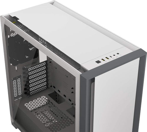 Corsair 5000D Tempered Glass Midi Tower PC Case - White - Core Components by Corsair The Chelsea Gamer