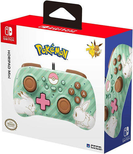 HORIPAD Mini (Pokémon: Pikachu & Eevee) for Nintendo Switch - Console Accessories by HORI The Chelsea Gamer