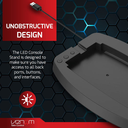 Venom Colour Change LED Stand For PlayStation 5 - Video Game Console Accessories by Venom The Chelsea Gamer