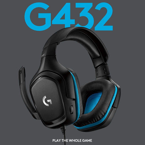 Logitech G432 Gaming Headset with 7.1 Virtual Surround Sound - Console Accessories by Logitech The Chelsea Gamer