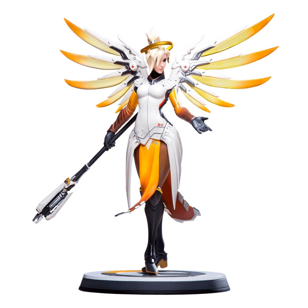 Official Blizzard Overwatch Mercy Premium Statue - merchandise by Games Alliance The Chelsea Gamer