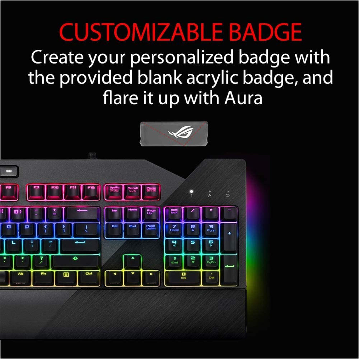 ASUS ROG Strix Flare Keyboard Grey - Keyboard by Asus The Chelsea Gamer