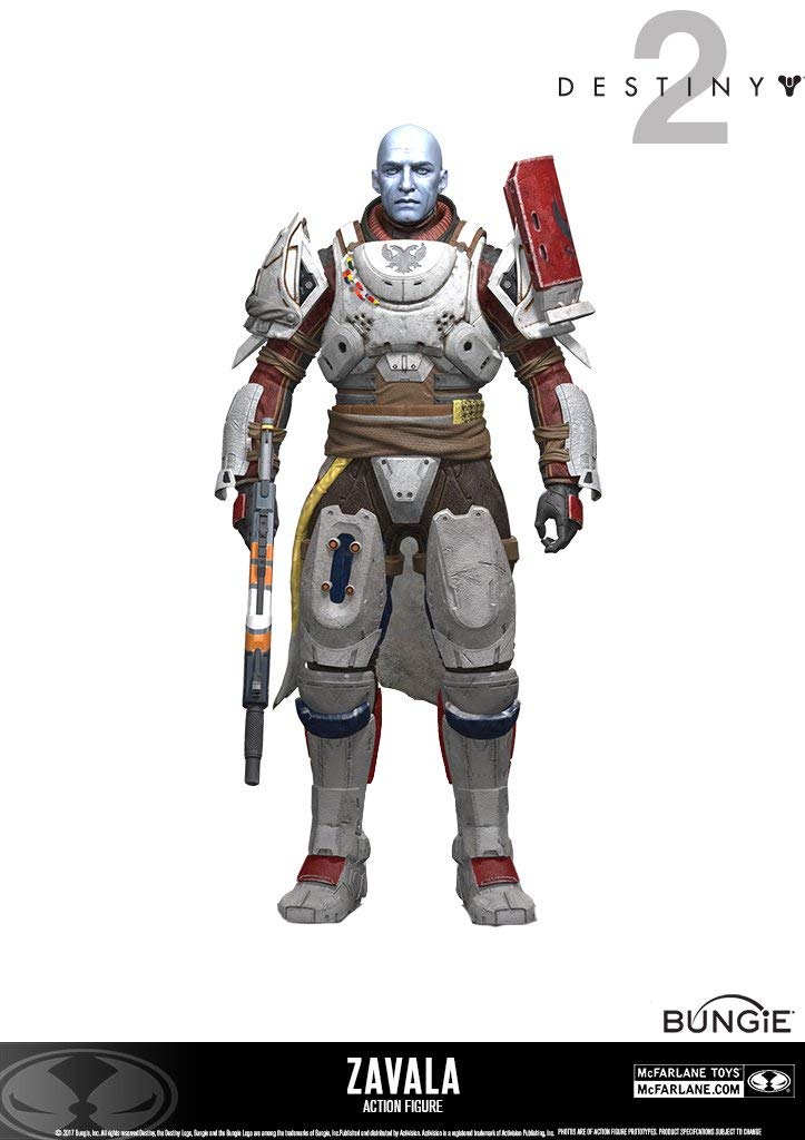 Destiny -  Zavala Action Figure, 18cm - merchandise by MacFalane The Chelsea Gamer