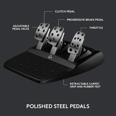 Logitech G923 Racing Wheel and Pedals for Xbox One and PC - Console Accessories by Logitech The Chelsea Gamer