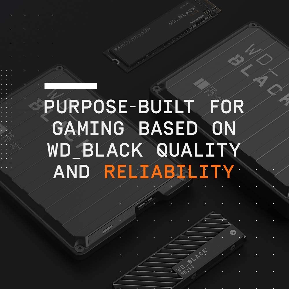 WD_BLACK™ P10 Game Drive - Console Accessories by Western Digital The Chelsea Gamer