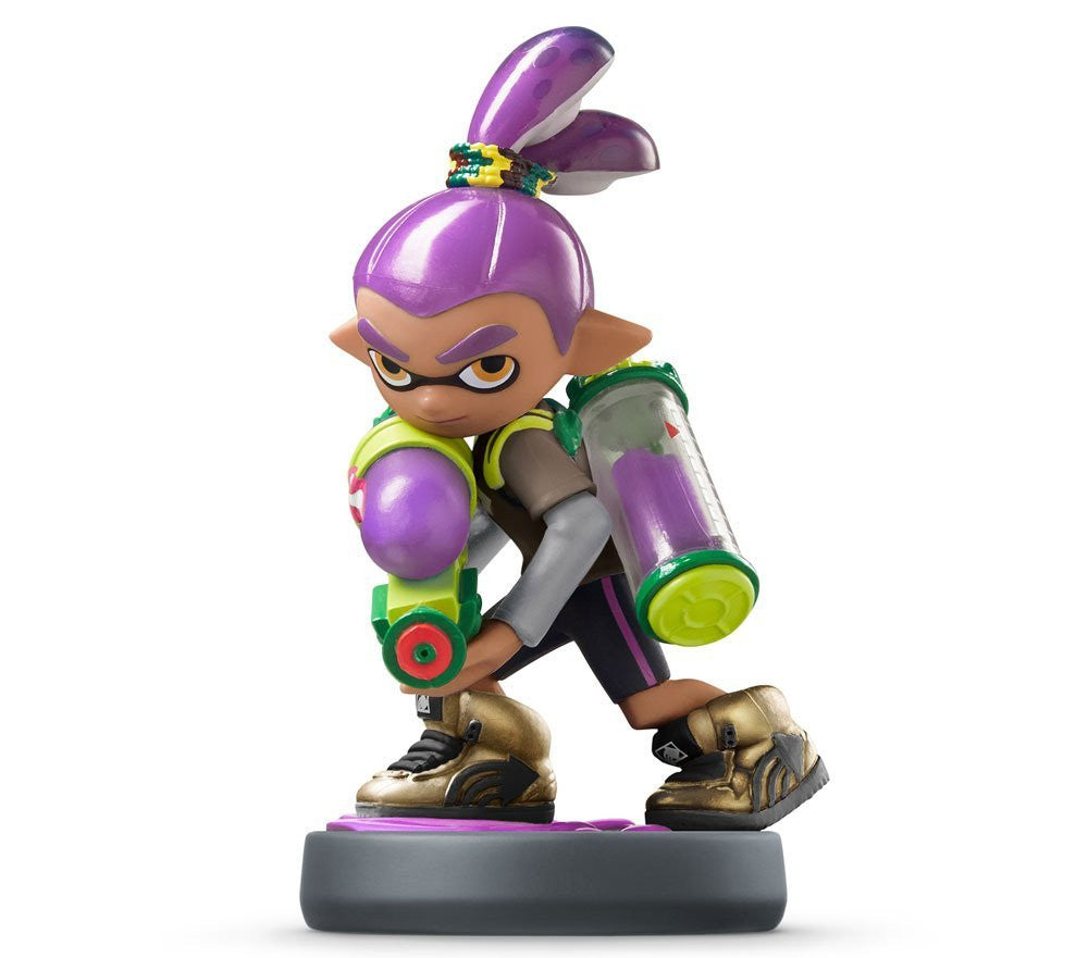 Splatoon Inkling Boy Purple Amiibo - Video Games by Nintendo The Chelsea Gamer
