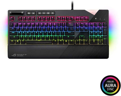 ASUS ROG Strix Flare Keyboard Grey - Keyboard by Asus The Chelsea Gamer