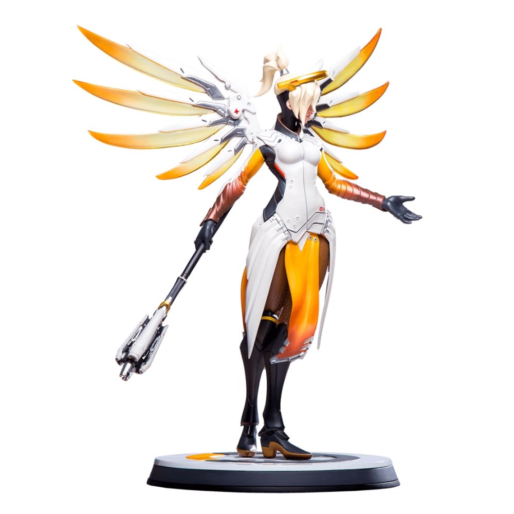 Official Blizzard Overwatch Mercy Premium Statue - merchandise by Games Alliance The Chelsea Gamer