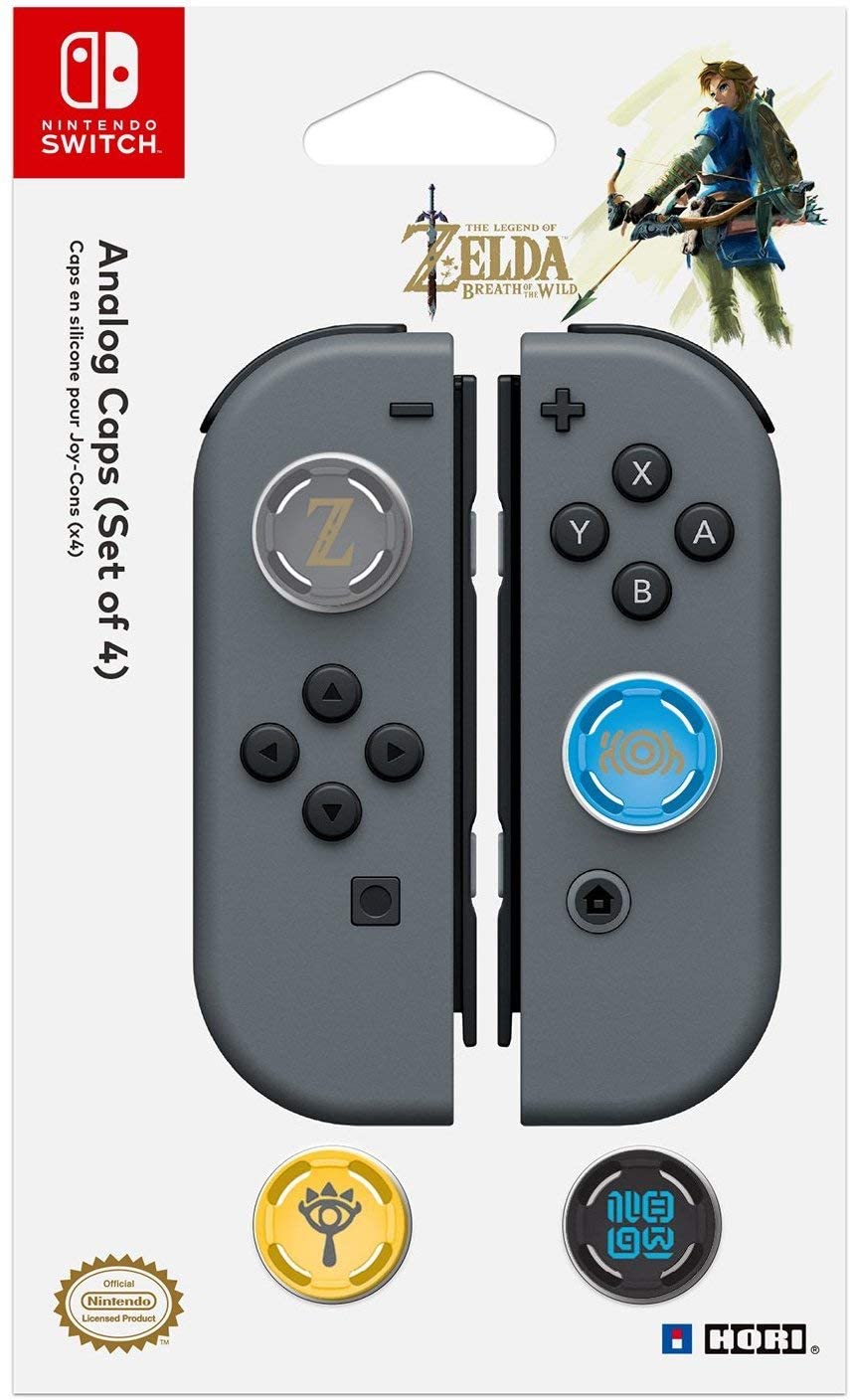Hori Analogue Caps - Zelda Breath of the Wild Edition - Nintendo Switch - Console Accessories by HORI The Chelsea Gamer