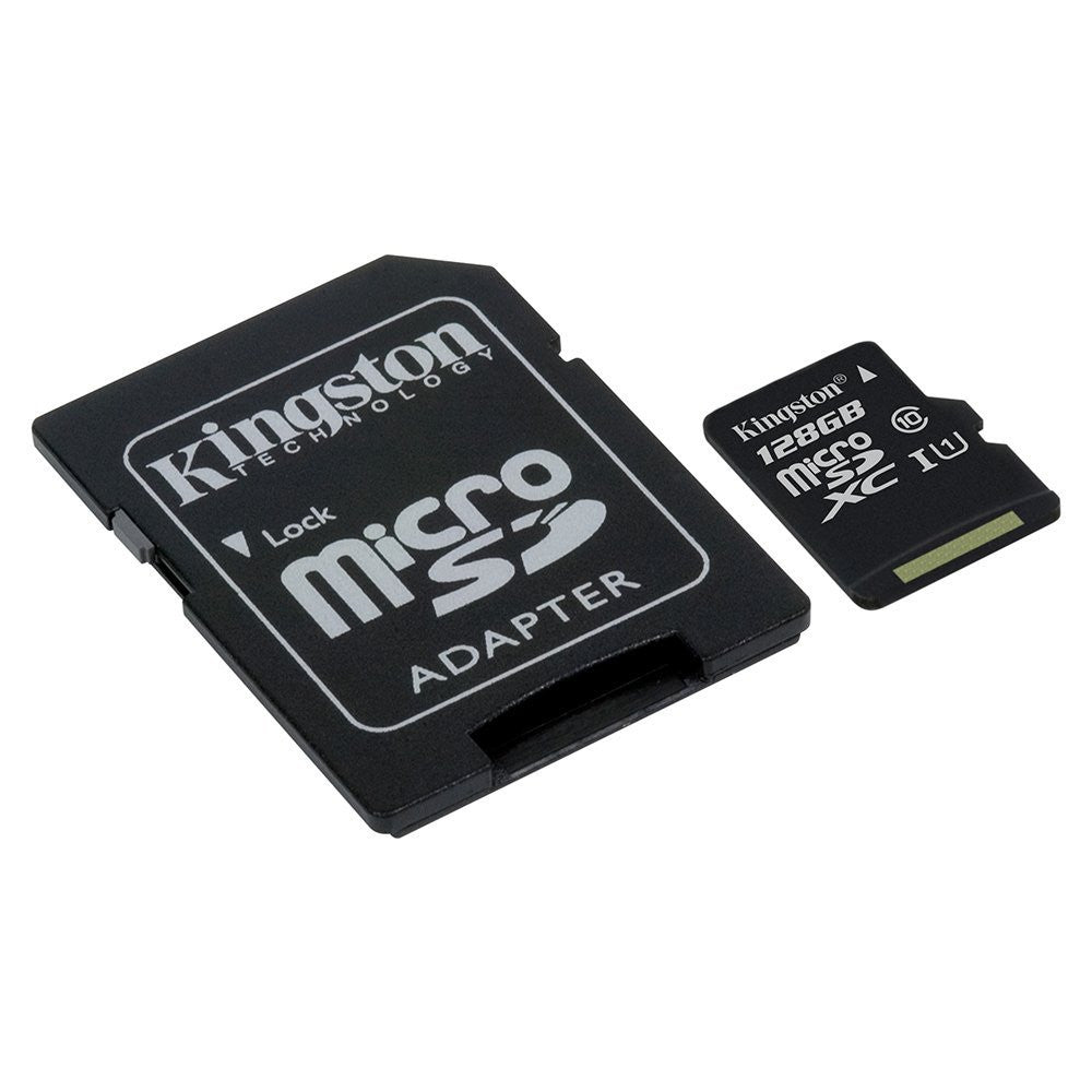 Kingston 128 GB microSDXC - Class 10/UHS-I - 45 MB/s Read - 10 MB/s Write - Memory by Kingston The Chelsea Gamer