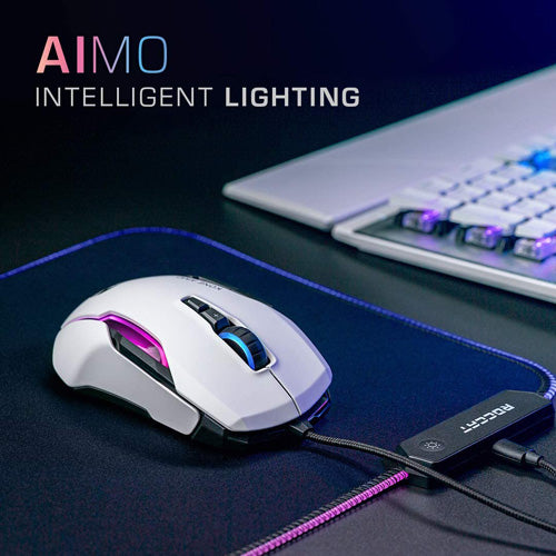 Roccat - Kone AIMO Remastered - White - Mice by Roccat The Chelsea Gamer