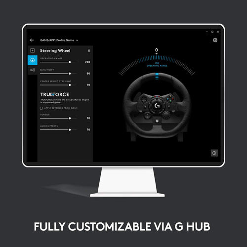 Logitech G923 Racing Wheel and Pedals for Xbox One and PC - Console Accessories by Logitech The Chelsea Gamer