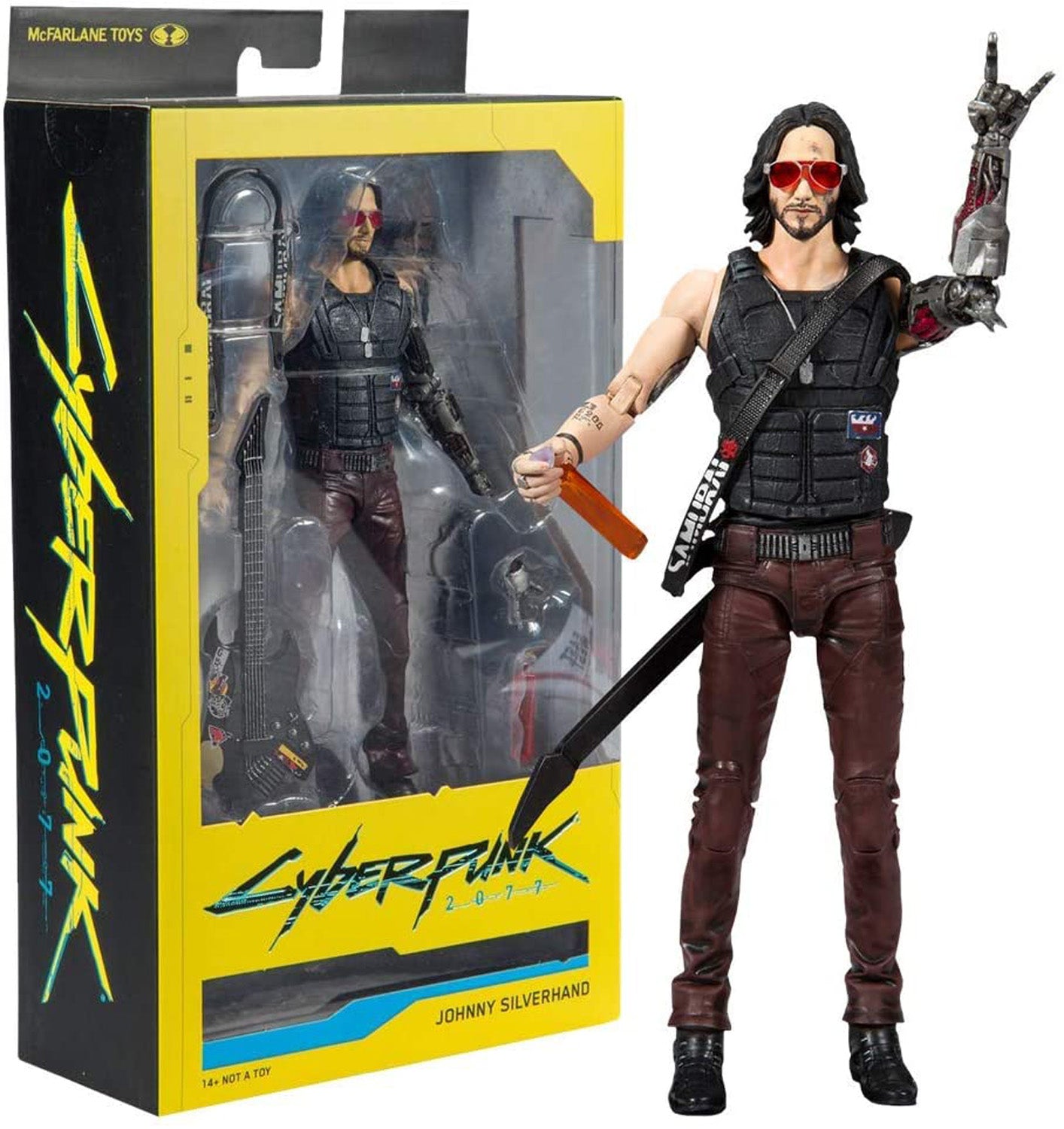 McFarlane - 7″ Johnny Silverhand - Cyberpunk 2077 - merchandise by McFarlane The Chelsea Gamer