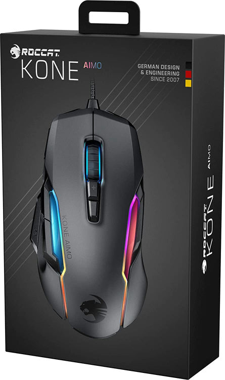 Roccat - Kone AIMO Remastered - Black - Mice by Roccat The Chelsea Gamer