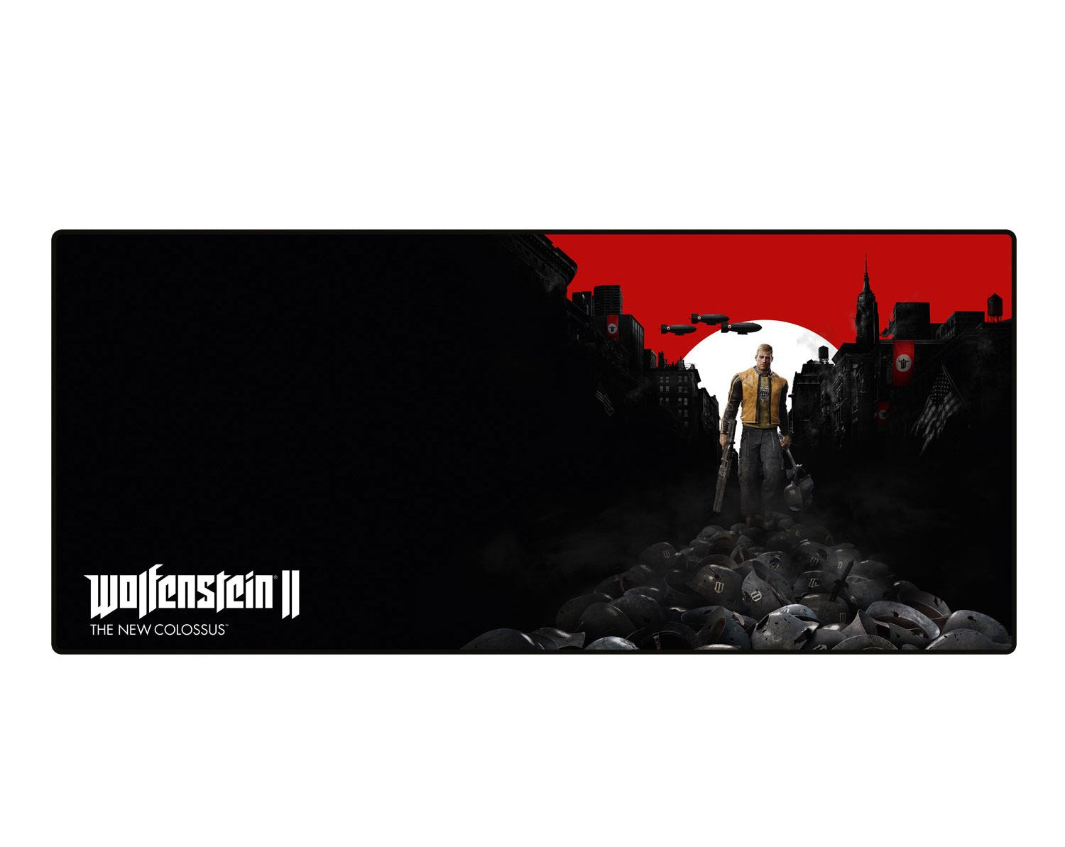 WOLFENSTEIN II The New Colossus Trail of the Dead - Oversize Mousepad - Surface by Gaya The Chelsea Gamer