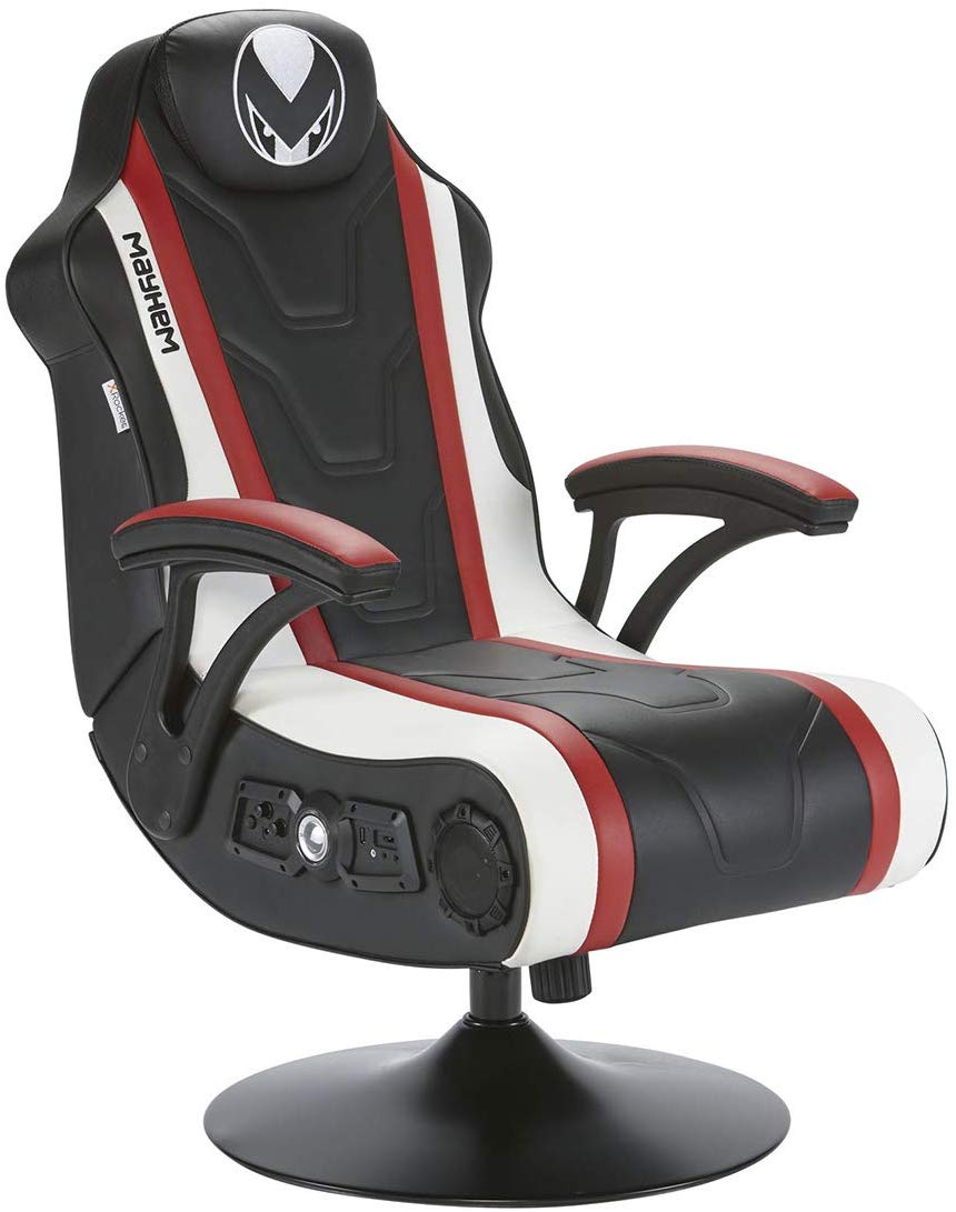 Mayhem Maestro 4.1 Wireless and Bluetooth Audio Pedestal Gaming Chair - Furniture by Mayhem Gaming The Chelsea Gamer
